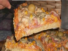 Pizza de liquidificador fácil e rápida