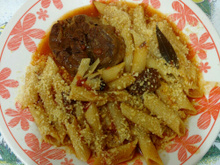 Macarrão com músculo