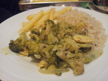 Refogado de couve-flor com brócolis