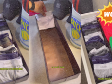 Com quantos anos você descobriu que a sacola de papel vira o melhor organizador de armários e gavetas? É muito fácil de fazer!