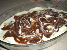 Torta de bolacha de chocolate e limão