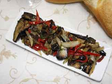 Salada de berinjela da Mamma