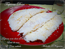 Tapioca com molho de salsicha no forno