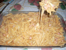Macarrão panela de pressão com frango