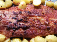 Costelinha de porco ao forno