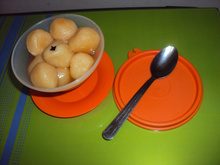 Doce de queijo em calda