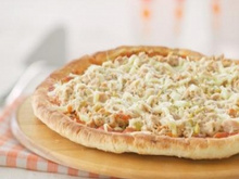 Pizza cremosa de patê atum