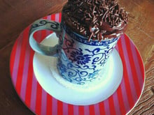Bolo de caneca de forno