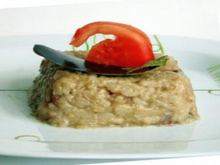 Risoto de berinjela