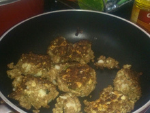 Bolinho de carne de soja