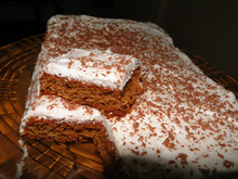 Bolo de melado com mel