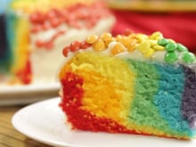 Como fazer bolo arco-íris do TudoGostoso: o passo a passo fácil para camadas coloridas e massa deliciosa que vai deixar todos mundo de boca aberta na hora de cortar e de comer