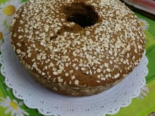 Bolo integral de banana