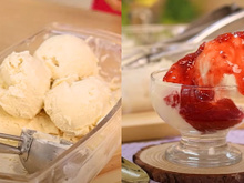 Sorvete caseiro de baunilha supercremoso com apenas 3 ingredientes: receita simples não leva creme de leite e fica uma delícia