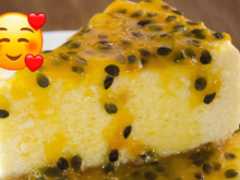 Ninguém resiste a um bolo fofinho como esse de maracujá na hora do café