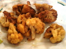 Couve-flor empanada