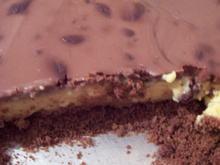 Torta de chocolate com maracujá