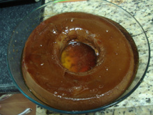 Pudim rápido de chocolate