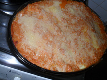 Lasanha com Creme de leite.