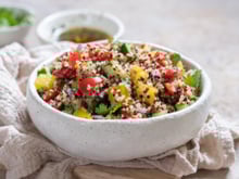 Semente de quinoa para emagrecer: como fazer tabule de quinoa e os benefícios do prato delicioso