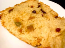 Panetone na panificadora