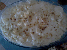 Arroz a piamontese do Marcão