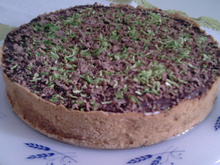 Torta de limão com ganache