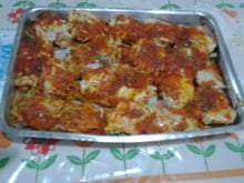 Peito de frango à parmejane sem fritura