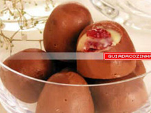 Trufa delícia de morangos