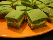Torta de espinafre com presunto e queijo