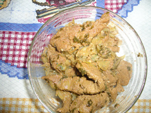 Bife de fígado acebolado