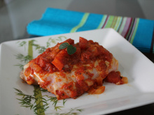 Filé de frango à parmegiana