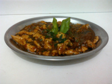 Frango com molho oriental