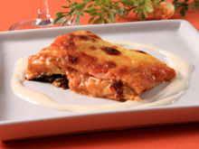 Lasanha de abobrinha com tomate seco