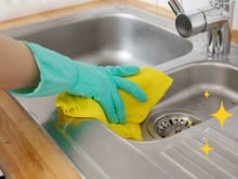 Até as donas de casa mais experientes se surpreendem quando revelo meu truque para deixar a pia brilhando
