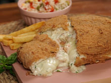 Filé de Tilápia Recheado com Camarão