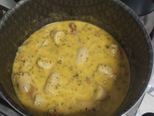 Moqueca de banana verde