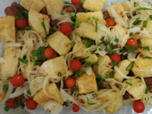 Costelinha de porco com mandioca