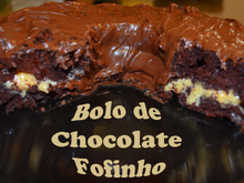Bolo de chocolate fofinho