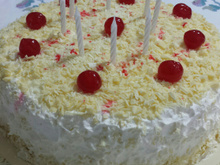 Bolo Floresta Branca