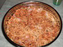 Espaguete a la birra nera