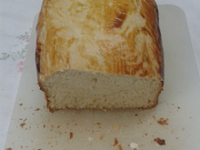 Pão sovado na máquina de pão
