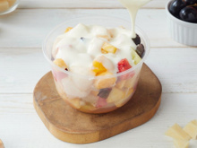 Frutas de páscoa com baba de moça