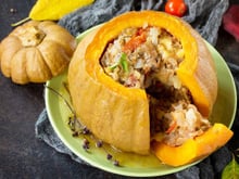 Abóbora recheada vegana: receita prática e saborosa