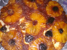 Bolo de abacaxi caramelizado
