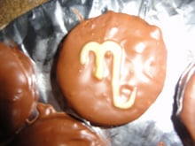 Pirulito de chocolate