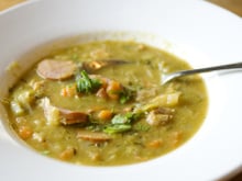 Sopa de ervilha sem panela de pressão: como fazer