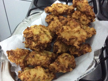 Bolinho de couve - flor saboroso