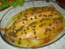 Salmão com Alcaparas