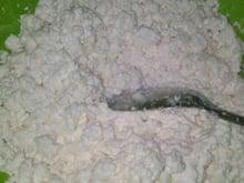 Massa de tapioca de polvilho doce